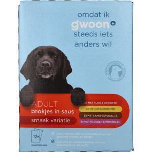 G'woon hond pouch gelei 12st (1.2kg)