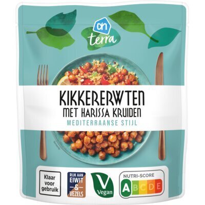 AH Terra Plantaardig kikkererwten met harissa (200g)