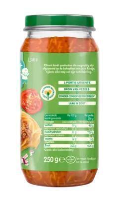 Olvarit 15+ Maanden Spaghetti Bolognese 250 g (250g)