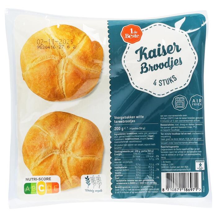 Kaiserbroodje 4 stuks (200g)