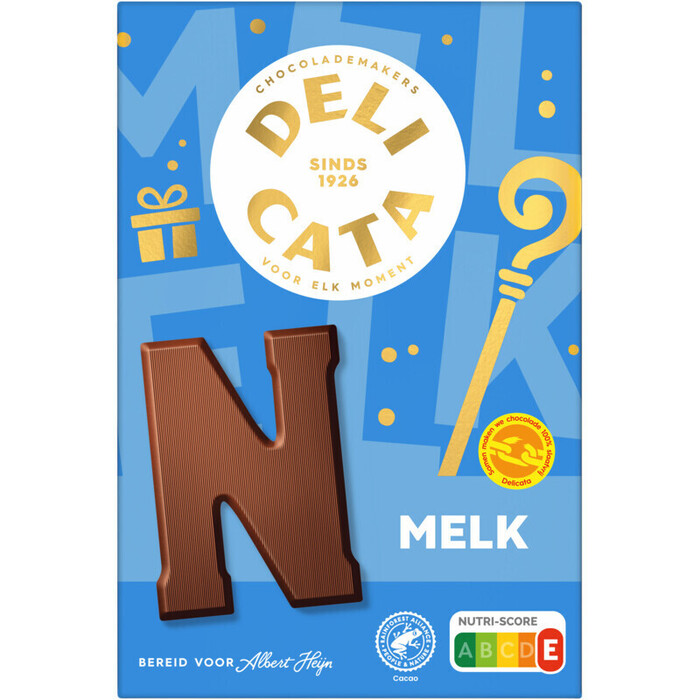 Delicata Chocoladeletter melk N (160g)