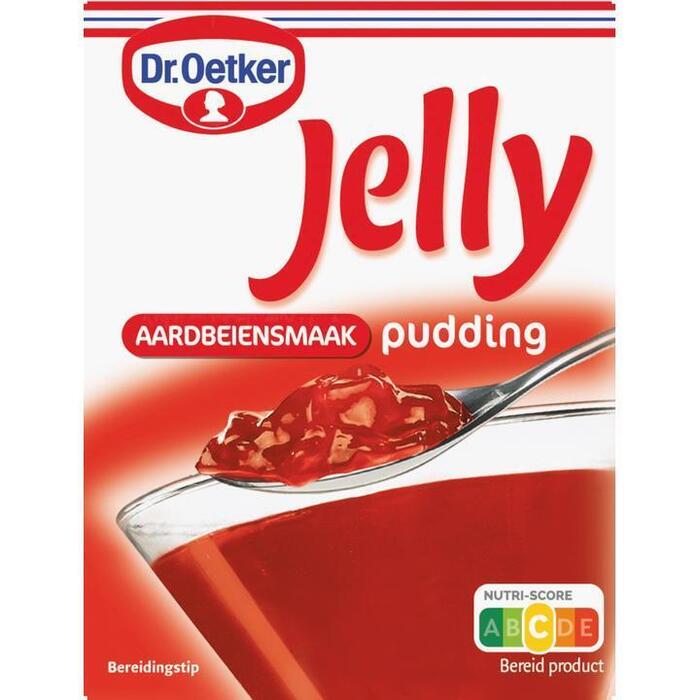 Jelly Aardbeiensmaak Pudding (Doos, 94g)
