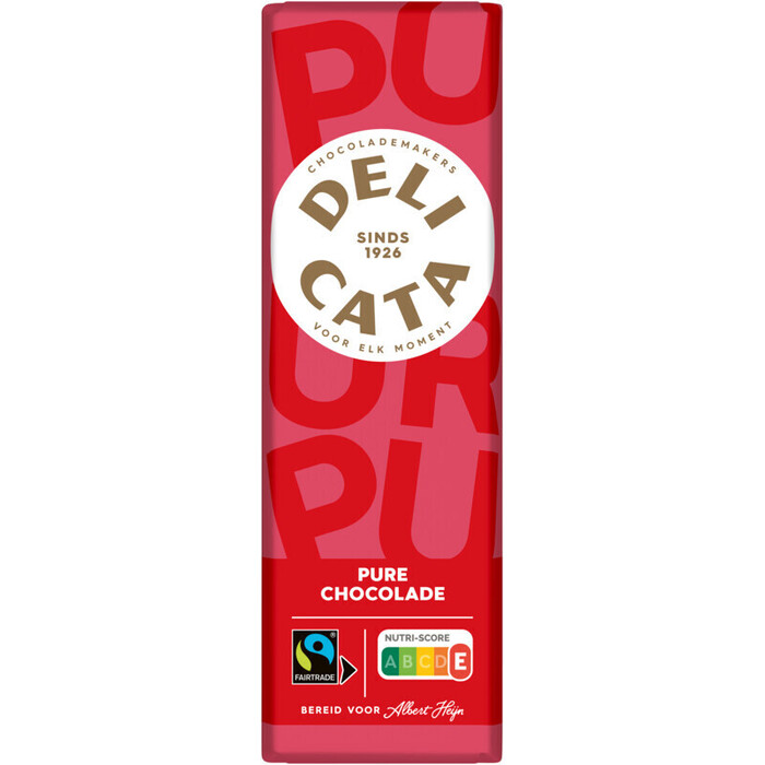 Delicata Reep pure chocolade (200g)