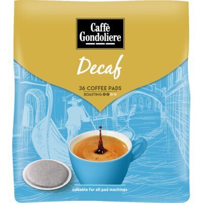 Caffe Gondoliere Decaf pads (36 × 6.94g)
