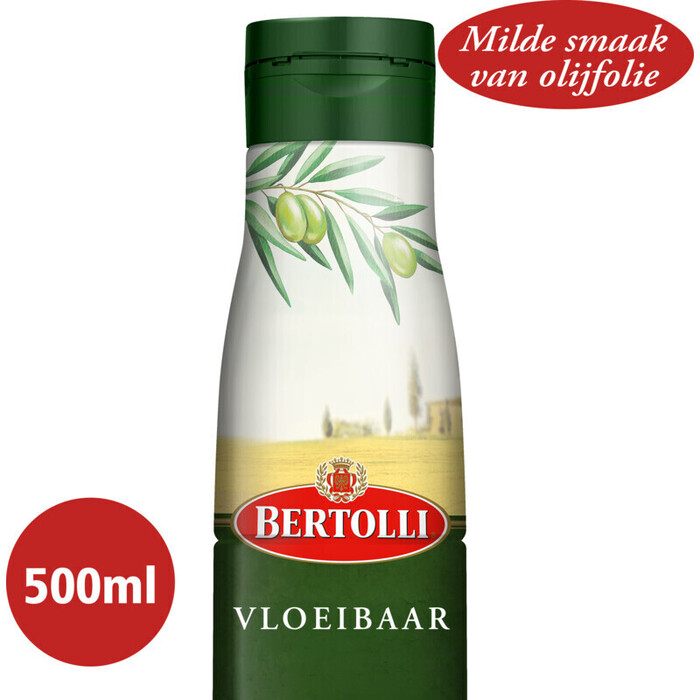 Bertolli Vloeibaar met olijfolie (Fles, 0.5L)
