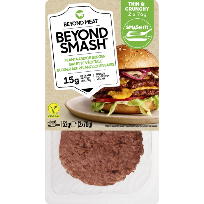 Beyond Meat Beyond Smash Plantaardige Burger 2 x 76 g (2 × 76g)