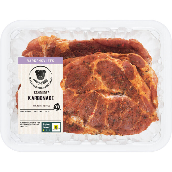 AH Gekruide schouderkarbonade (350g)