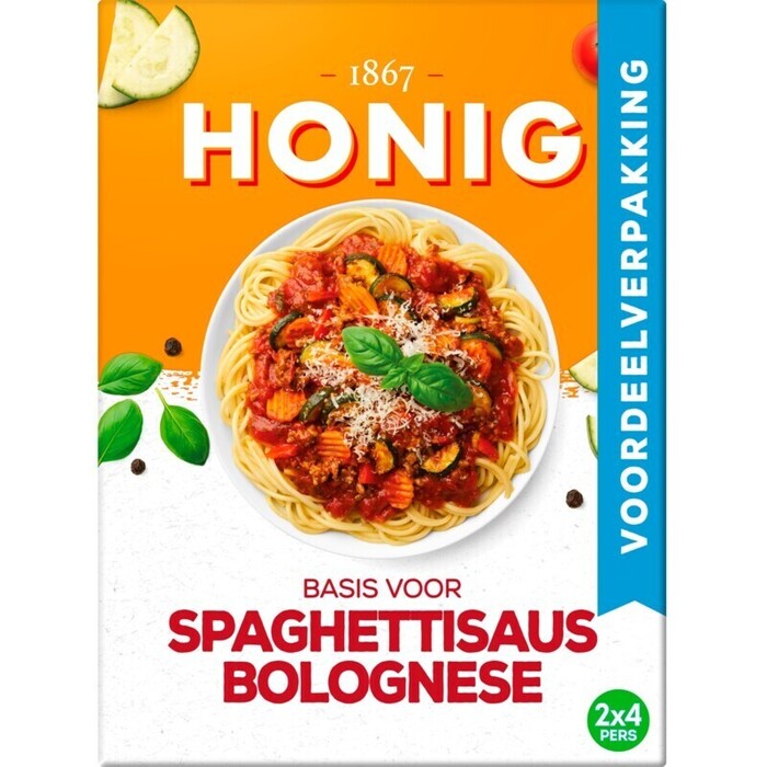 Honig Basis voor spaghettisaus bolognese (82g)