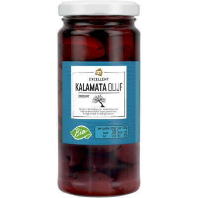 AH Biologisch Kalamata olijven zonder pit (240g)