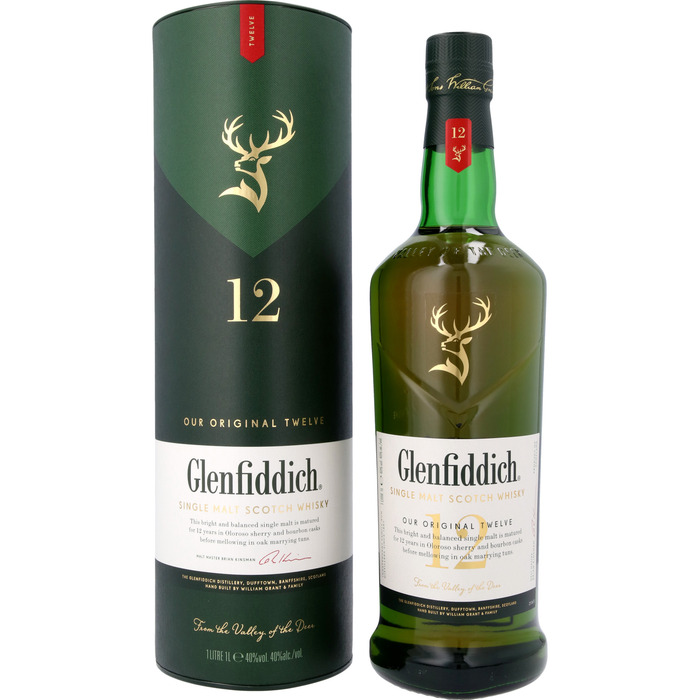 GLENFIDDICH 12YO MALT 40% 1L (1L)