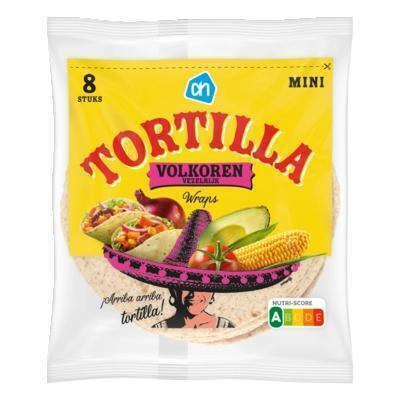 AH Tortilla volkoren wraps mini (232g)