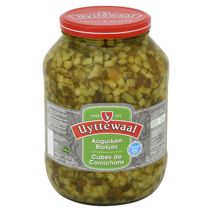 Uyttewaal Augurkenblokjes 2.650ml (2.45kg)