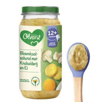 Olvarit 12+ Maanden Bloemkoolschotel Knolselderij Ei 250g (250g)