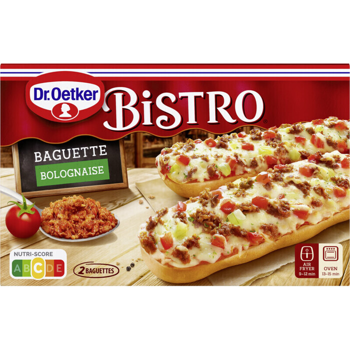 Dr. Oetker Bistro classique baguette bolognaise 2 x 125 g (250g)