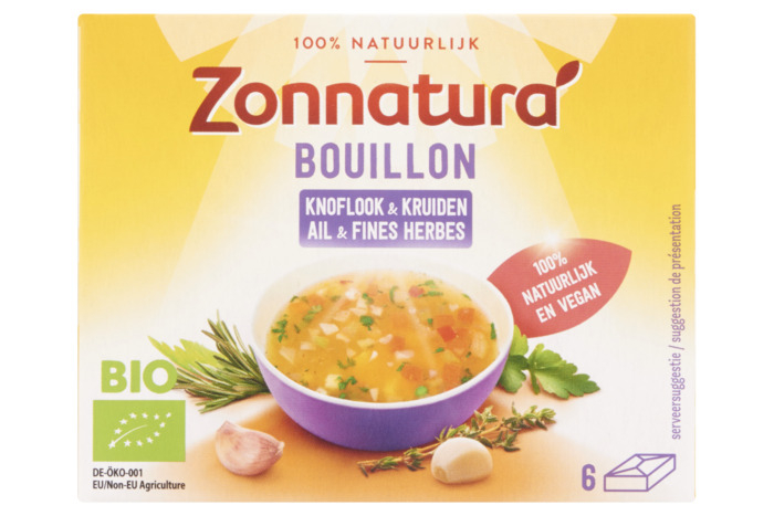 Knoflook & kruidenbouillon tabletten (6 × 11g)