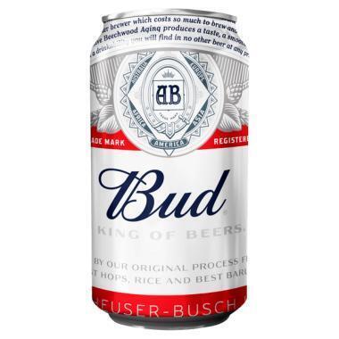 Bud Pils bier (blik, 33cl)