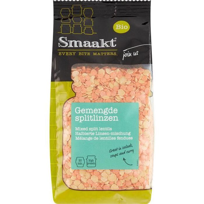 Smaakt Gemengde splitlinzen 400g Zak (400g)