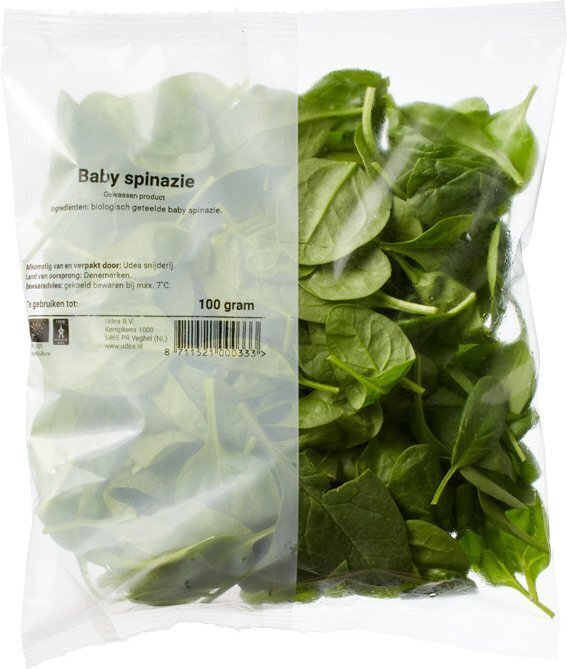 Baby Spinazie (bak, 100g)