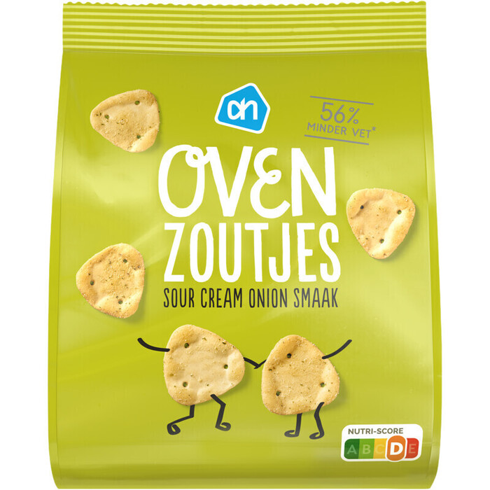 Zoutjes uit de oven sour cream-onion (zak, 125g)