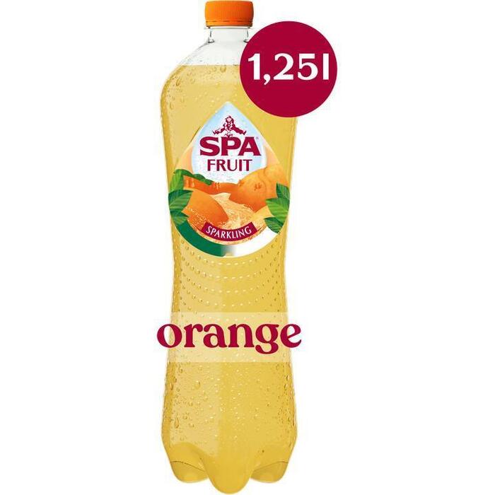 SPA FRUIT Bruisende Fruitige Frisdrank Orange 1,25 L (Fles, 1.25L)