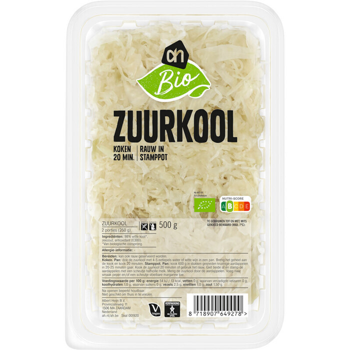 AH Biologisch Zuurkool (500g)