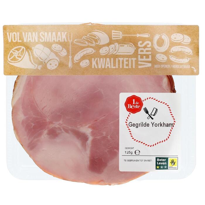 1 de Beste Yorkham gegrild (125g)