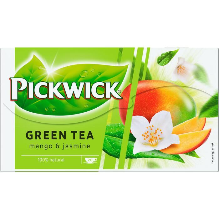 Groene thee mango & jasmine 20 zk. (30g)
