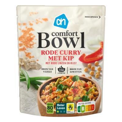 AH Comfort bowl rode curry met kip (400g)