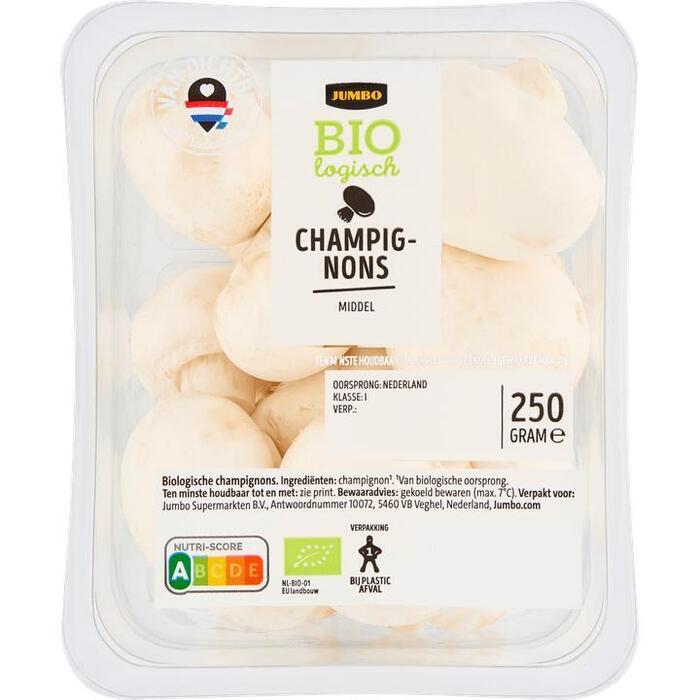 Jumbo Champignons Biologisch 250g (250g)