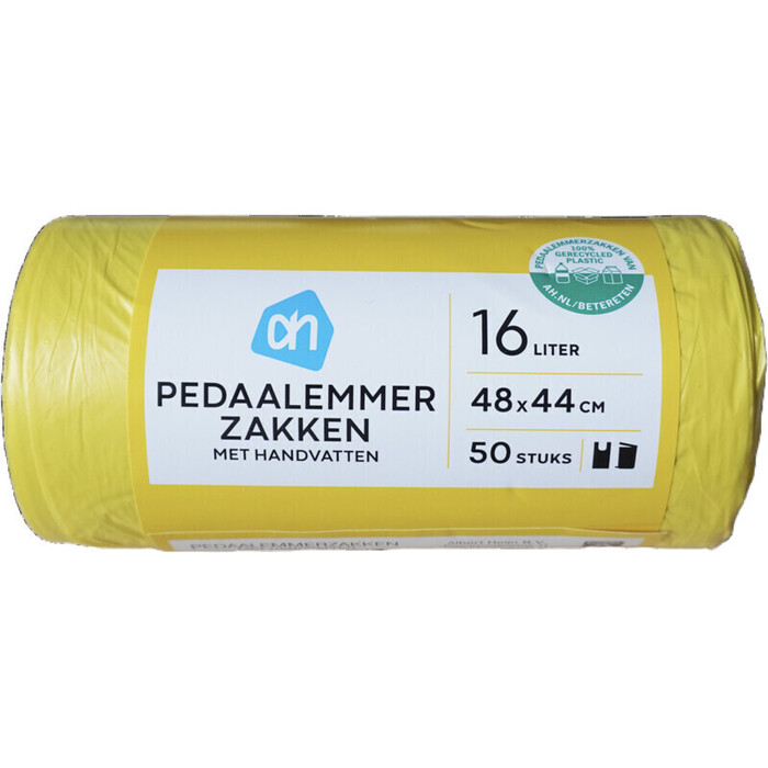 AH Pedaalemmerzakken middel 16 liter (rol)