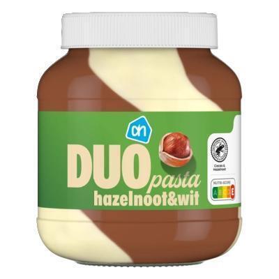 AH Duo pasta hazelnoot wit (750g)