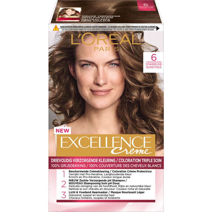 L'Oréal Excellence crème 6 donkerblond (172ml)
