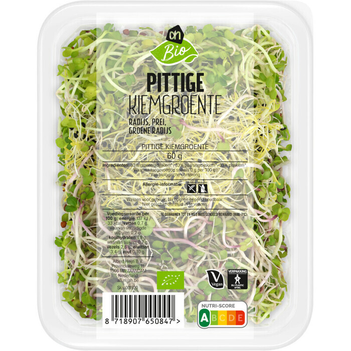AH Biologisch Pittige kiemgroente (60g)