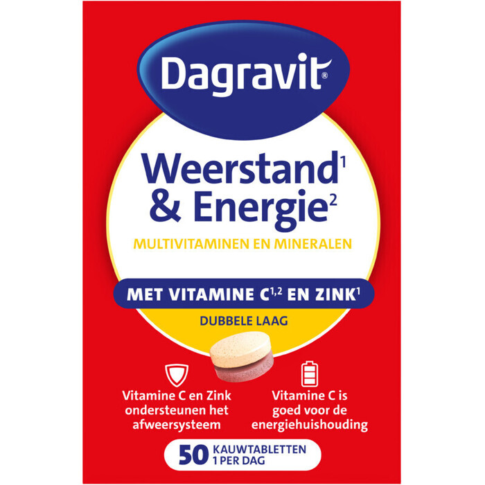 Dagravit Vitaminen totaal 30 weerstand & energie (50 × 2.54g)