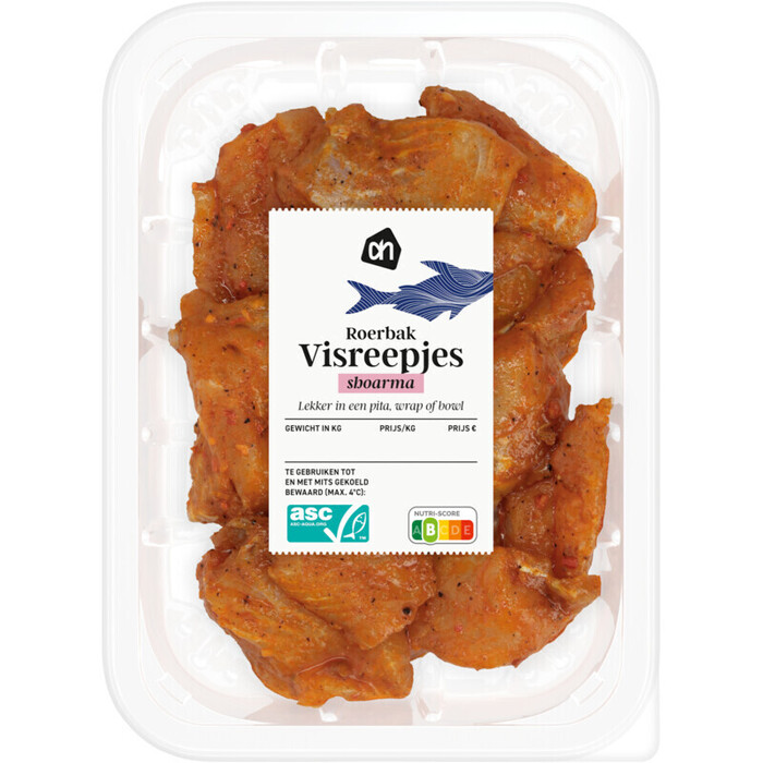AH Roerbak visreepjes shoarma (250g)