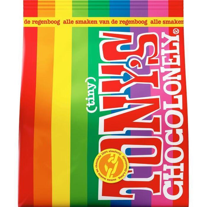 Tony's Chocolonely Tiny's chocolade mix 135g (plastic zak, 9 × 15g)