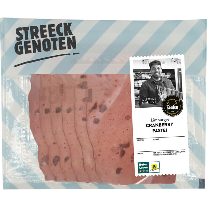 Streeckgenoten Cranberry pastei (120g)