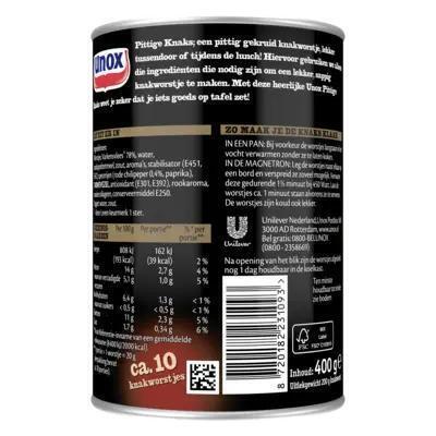 Unox Pittige Knaks 400g (Blik, 400g)