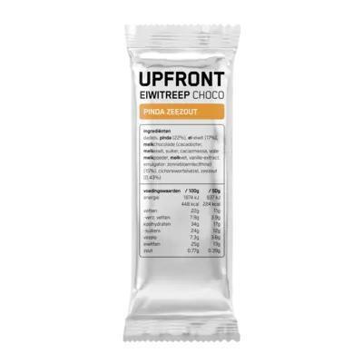Upfront Choco Eiwitreep Pinda Zeezout 50 g (50g)