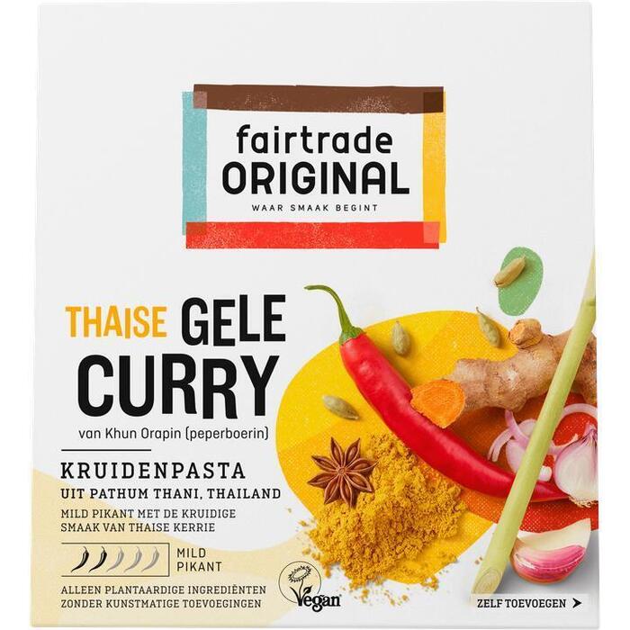 Gele curry kruidenpasta (Doos, 70g)