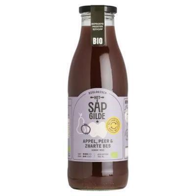 Het Sapgilde Appel - Peer - Zwarte Bessensap Bio 0,75 L (0.75L)