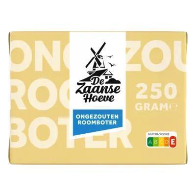 De Zaanse Hoeve Roomboter ongezouten (250g)