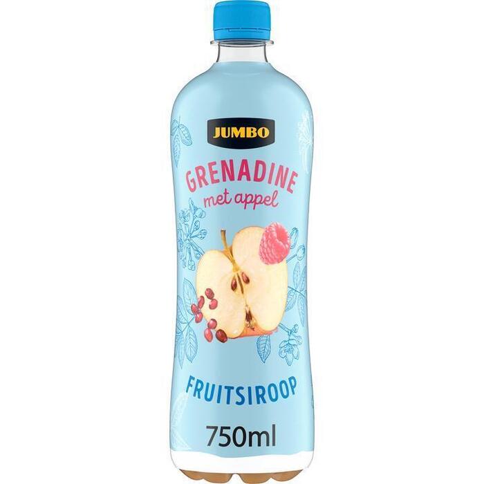 Jumbo Fruitsiroop Grenadine met Appel 750ML (0.75L)