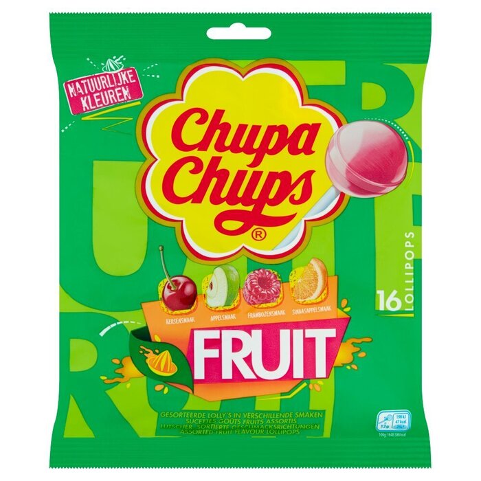 Chupa Chups Fruit 16 Stuks 192 g (Stuk, 192g)