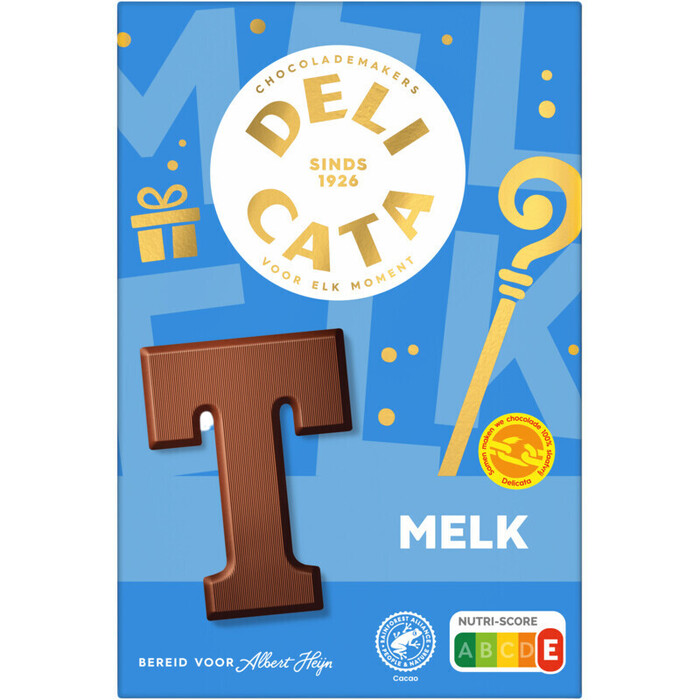 Delicata Chocoladeletter melk T (160g)