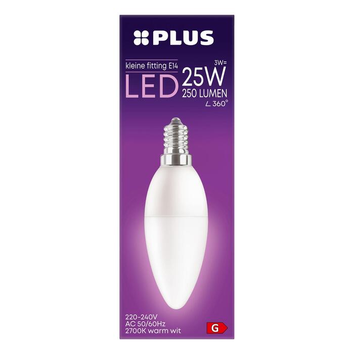 Lamp LED 25W Kaars kleine fitting mat