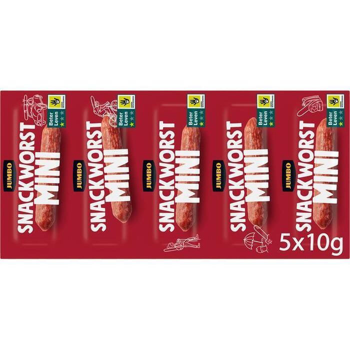 Jumbo Snackworst Mini's 5 x 10g (5 × 10g)
