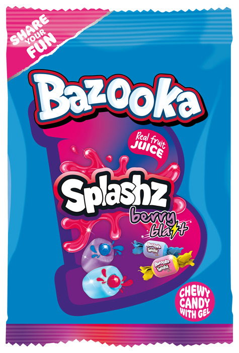 Bazooka Splashz Berry Blast 120g (120g)