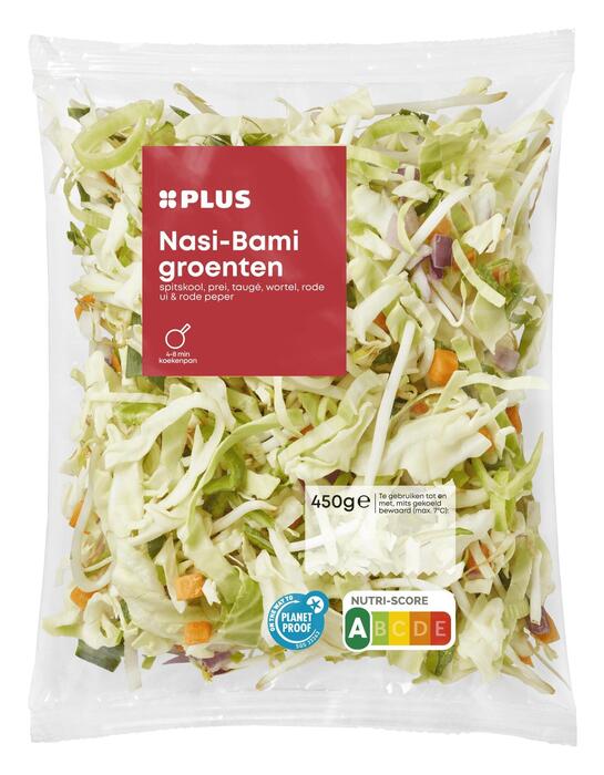 PLUS Nasi-Bami groenten (Zak, 450g)