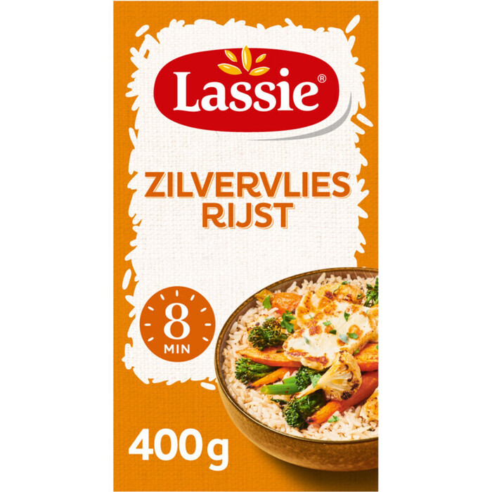 Lassie Zilvervliesrijst (Pak, 400g)